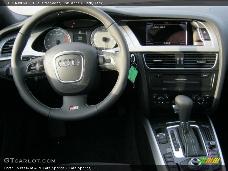 Ibis White / Black/Black 2012 Audi S4 3.0T quattro Sedan