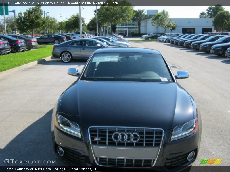 Moonlight Blue Metallic / Black 2012 Audi S5 4.2 FSI quattro Coupe