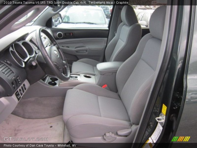  2010 Tacoma V6 SR5 TRD Sport Double Cab 4x4 Graphite Interior