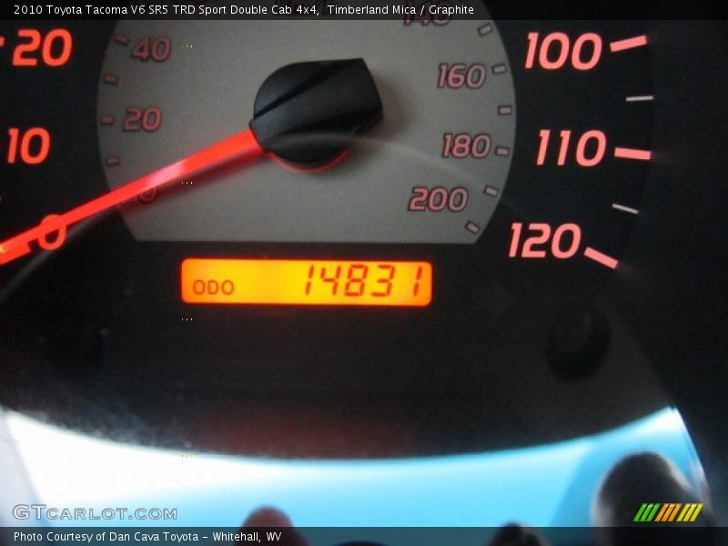 Timberland Mica / Graphite 2010 Toyota Tacoma V6 SR5 TRD Sport Double Cab 4x4