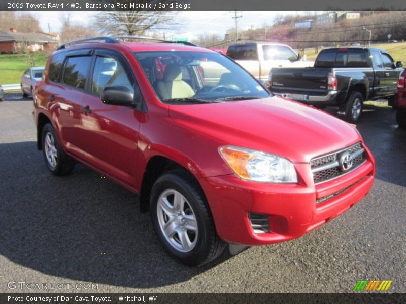 Barcelona Red Metallic / Sand Beige 2009 Toyota RAV4 4WD