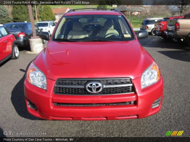 Barcelona Red Metallic / Sand Beige 2009 Toyota RAV4 4WD
