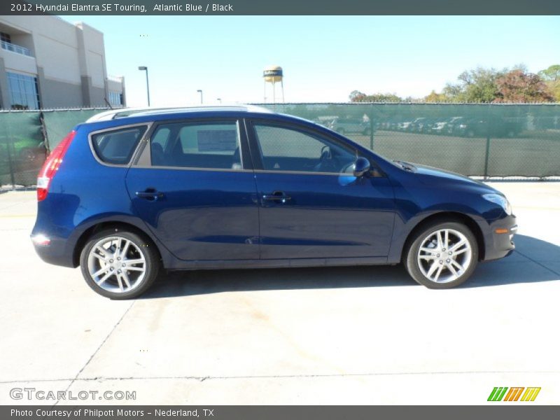 Atlantic Blue / Black 2012 Hyundai Elantra SE Touring