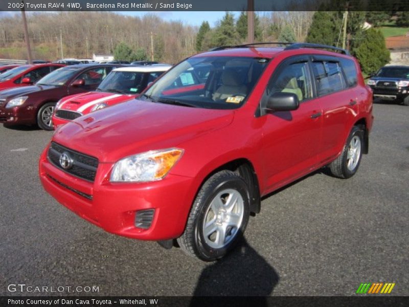 Barcelona Red Metallic / Sand Beige 2009 Toyota RAV4 4WD