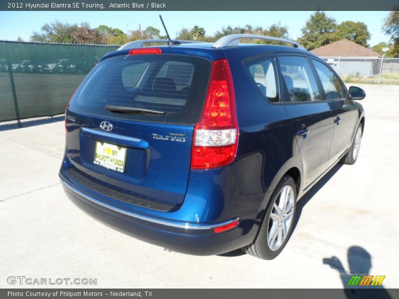 Atlantic Blue / Black 2012 Hyundai Elantra SE Touring