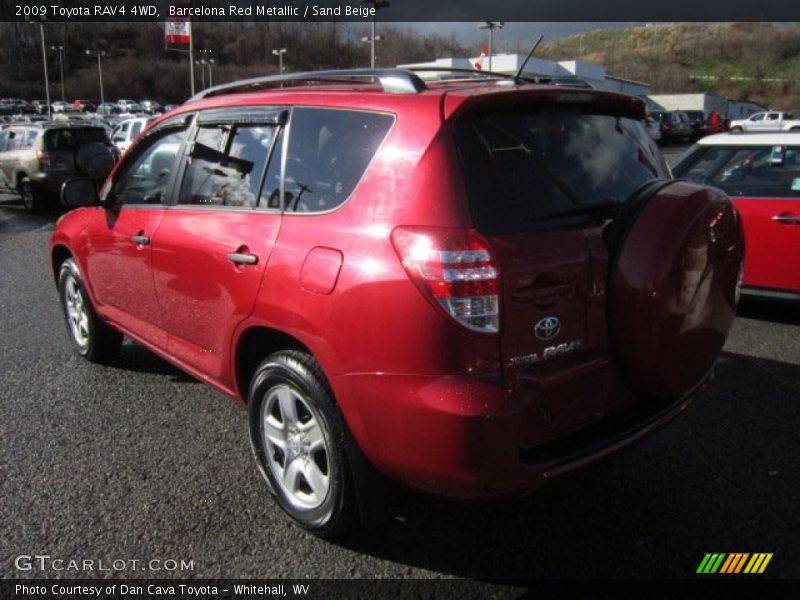 Barcelona Red Metallic / Sand Beige 2009 Toyota RAV4 4WD