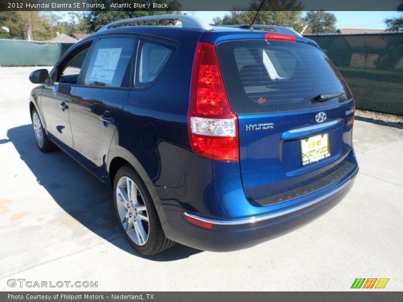 Atlantic Blue / Black 2012 Hyundai Elantra SE Touring