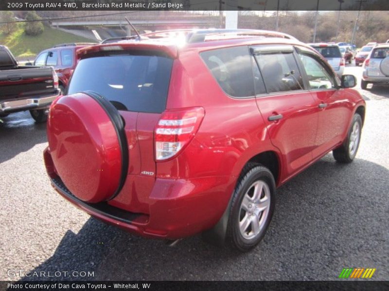 Barcelona Red Metallic / Sand Beige 2009 Toyota RAV4 4WD