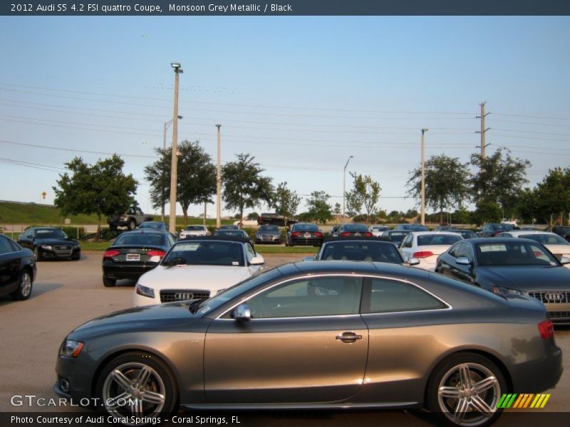 Monsoon Grey Metallic / Black 2012 Audi S5 4.2 FSI quattro Coupe