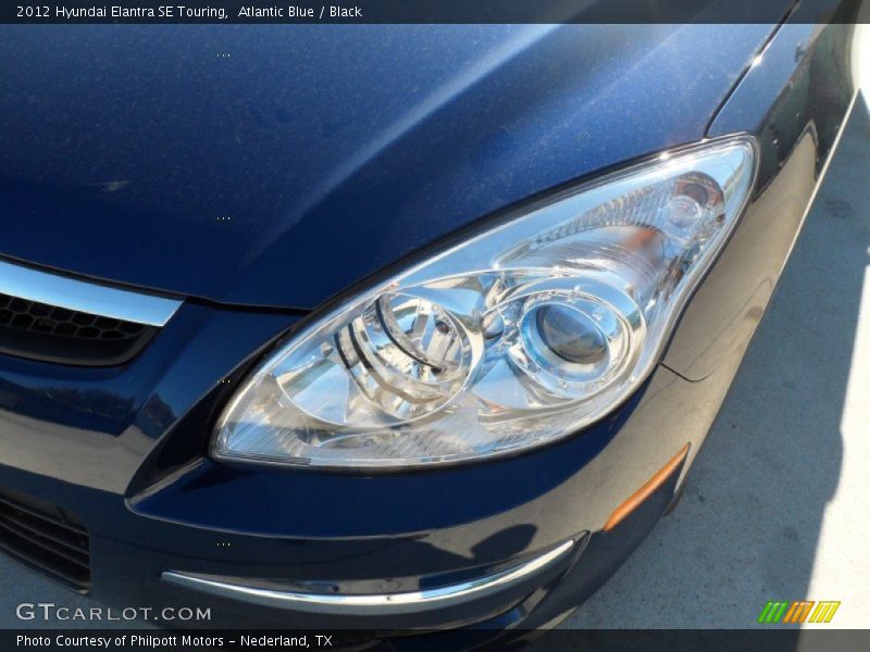 Atlantic Blue / Black 2012 Hyundai Elantra SE Touring