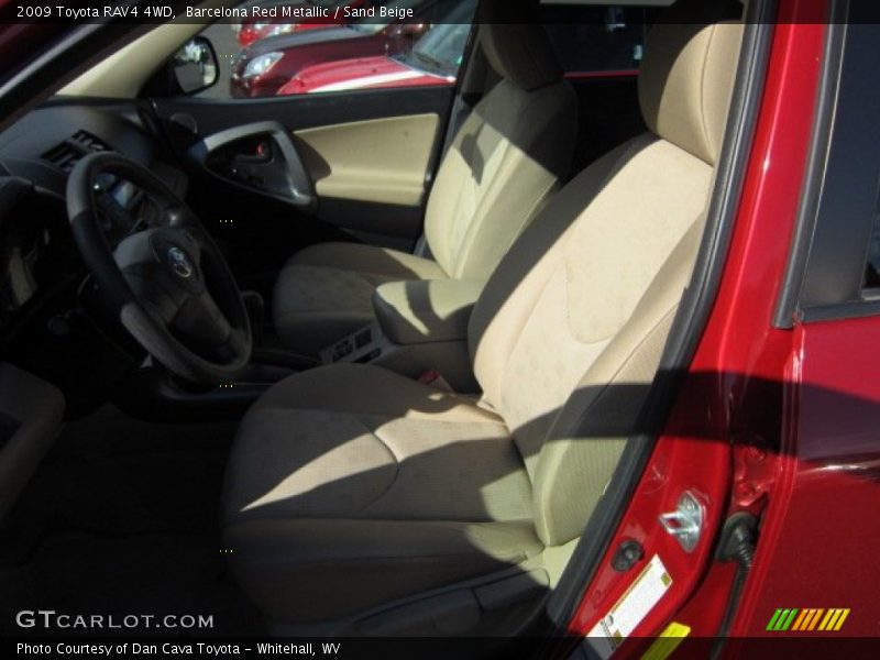 Barcelona Red Metallic / Sand Beige 2009 Toyota RAV4 4WD