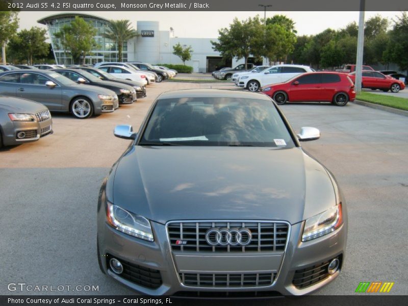 Monsoon Grey Metallic / Black 2012 Audi S5 4.2 FSI quattro Coupe