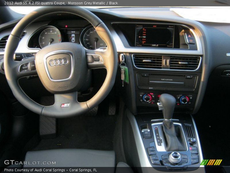 Monsoon Grey Metallic / Black 2012 Audi S5 4.2 FSI quattro Coupe