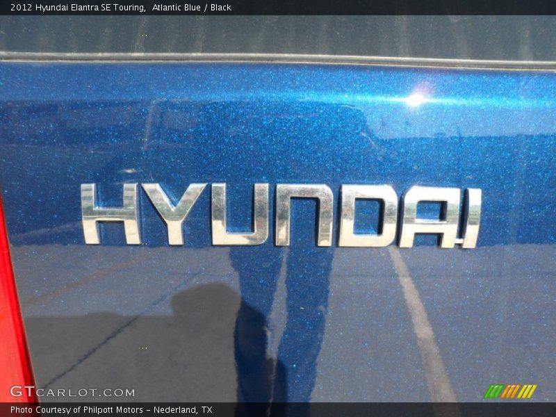 Atlantic Blue / Black 2012 Hyundai Elantra SE Touring