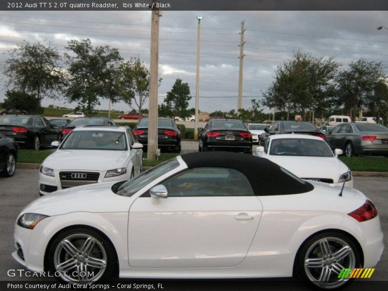 Ibis White / Black 2012 Audi TT S 2.0T quattro Roadster