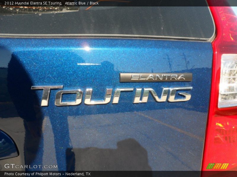Atlantic Blue / Black 2012 Hyundai Elantra SE Touring