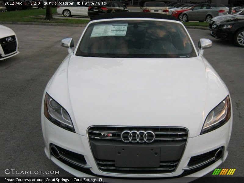 Ibis White / Black 2012 Audi TT S 2.0T quattro Roadster