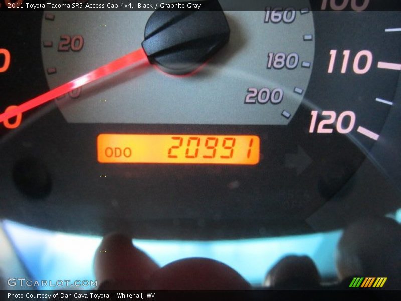 Black / Graphite Gray 2011 Toyota Tacoma SR5 Access Cab 4x4