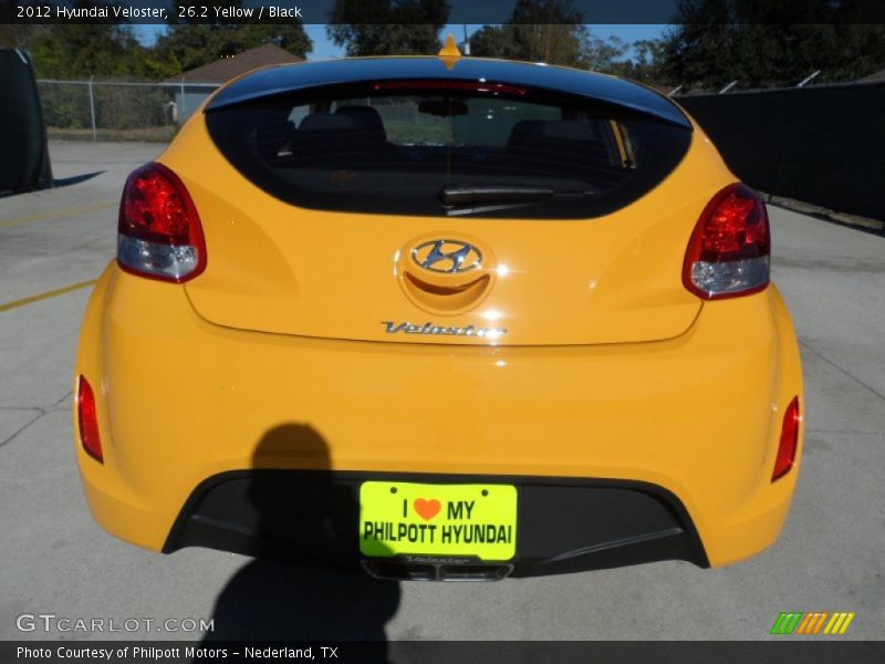 26.2 Yellow / Black 2012 Hyundai Veloster