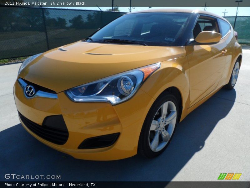 26.2 Yellow / Black 2012 Hyundai Veloster