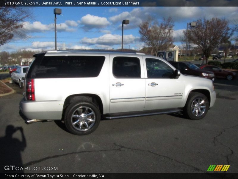 Pure Silver Metallic / Cocoa/Light Cashmere 2010 GMC Yukon XL Denali AWD