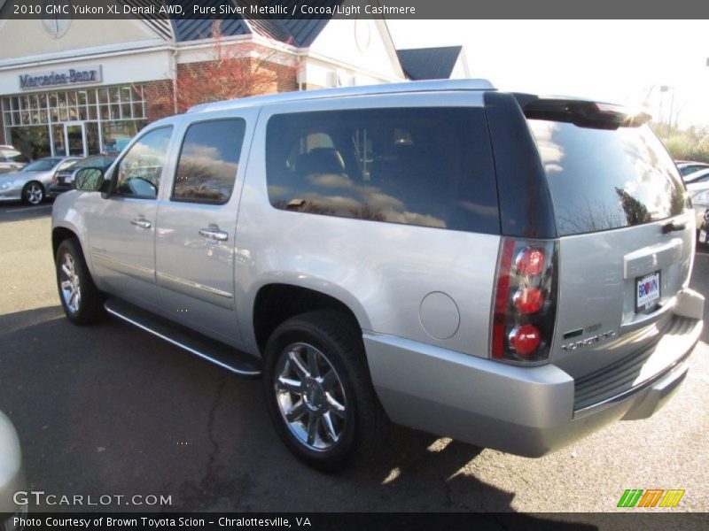 Pure Silver Metallic / Cocoa/Light Cashmere 2010 GMC Yukon XL Denali AWD
