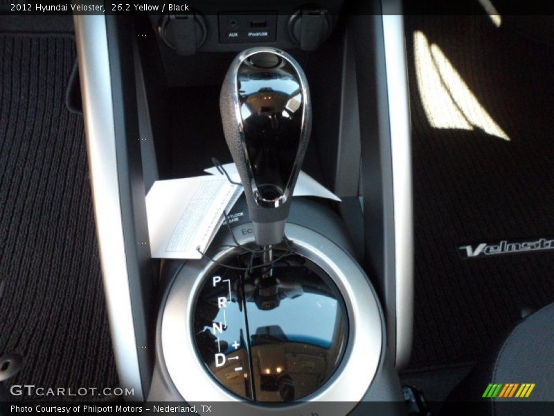  2012 Veloster  6 Speed EcoShift Dual Clutch Automatic Shifter