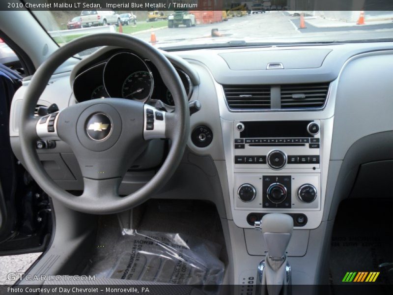 Imperial Blue Metallic / Titanium 2010 Chevrolet Malibu LT Sedan