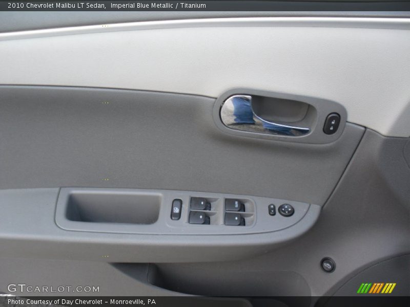 Imperial Blue Metallic / Titanium 2010 Chevrolet Malibu LT Sedan