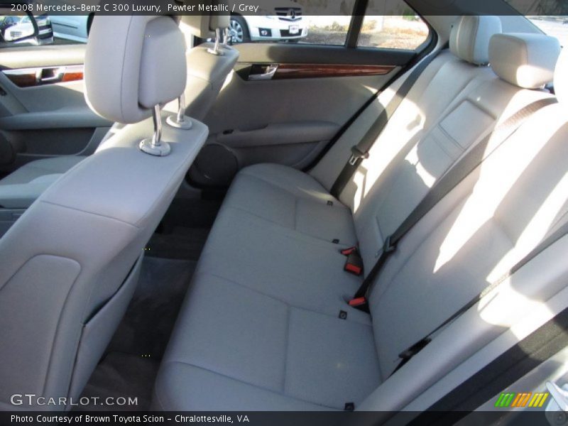 Pewter Metallic / Grey 2008 Mercedes-Benz C 300 Luxury