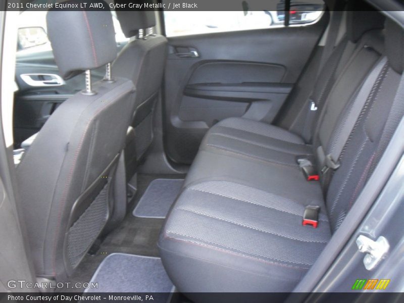 Cyber Gray Metallic / Jet Black 2011 Chevrolet Equinox LT AWD