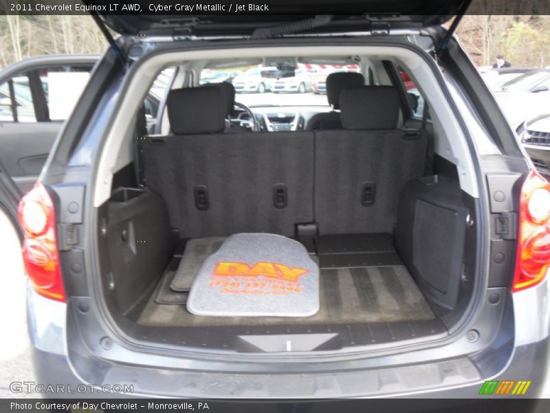 Cyber Gray Metallic / Jet Black 2011 Chevrolet Equinox LT AWD