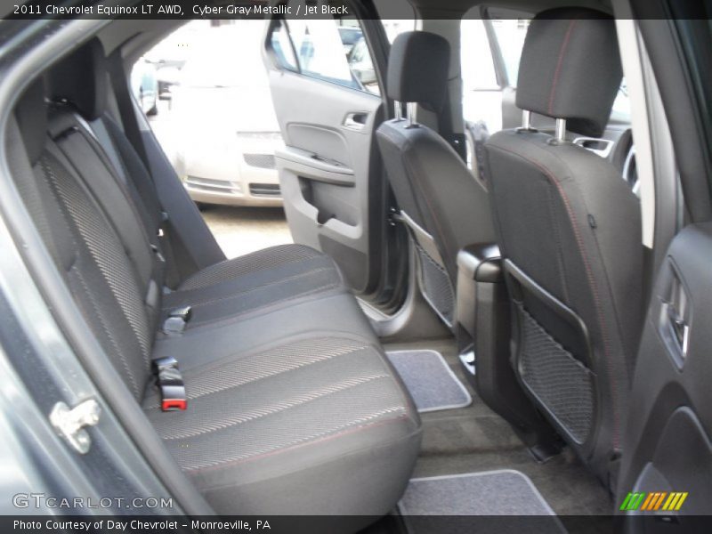 Cyber Gray Metallic / Jet Black 2011 Chevrolet Equinox LT AWD