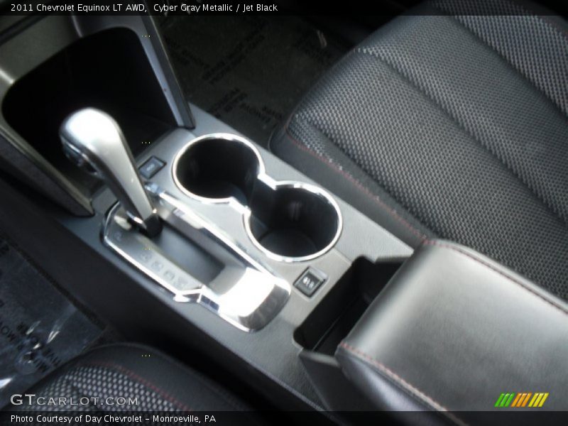 Cyber Gray Metallic / Jet Black 2011 Chevrolet Equinox LT AWD