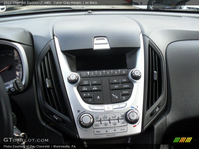 Cyber Gray Metallic / Jet Black 2011 Chevrolet Equinox LT AWD