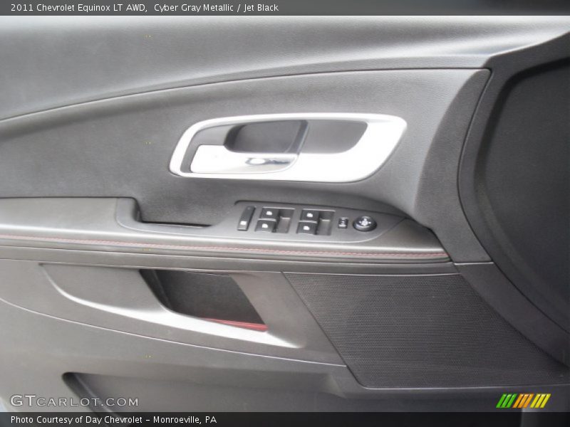 Cyber Gray Metallic / Jet Black 2011 Chevrolet Equinox LT AWD