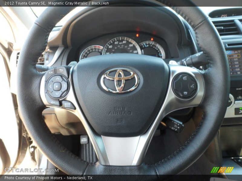 Magnetic Gray Metallic / Black/Ash 2012 Toyota Camry SE