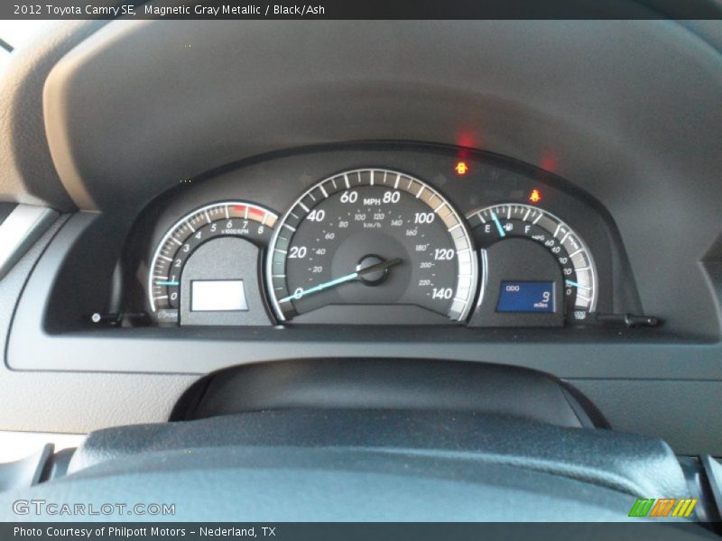 Magnetic Gray Metallic / Black/Ash 2012 Toyota Camry SE