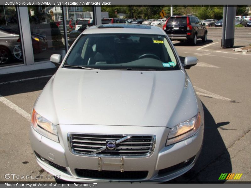 Silver Metallic / Anthracite Black 2008 Volvo S80 T6 AWD