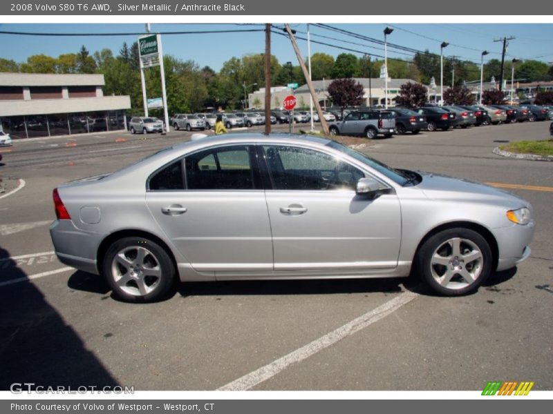 Silver Metallic / Anthracite Black 2008 Volvo S80 T6 AWD