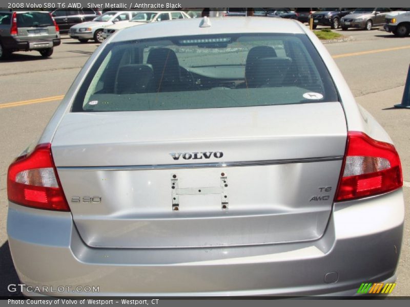 Silver Metallic / Anthracite Black 2008 Volvo S80 T6 AWD