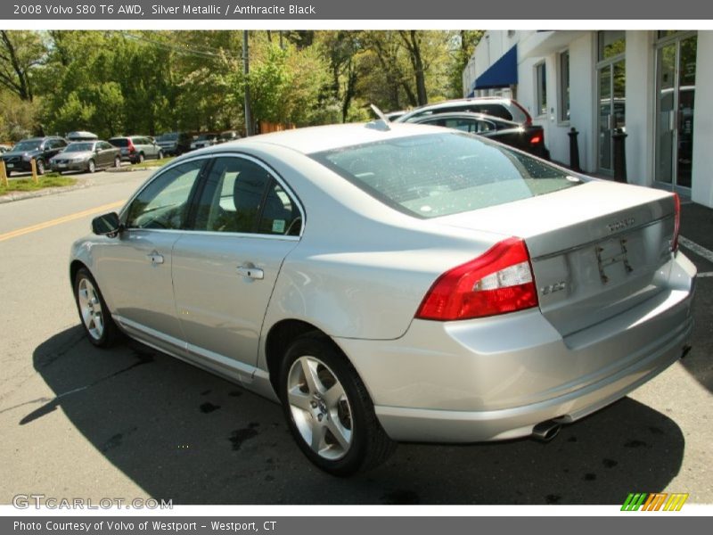 Silver Metallic / Anthracite Black 2008 Volvo S80 T6 AWD