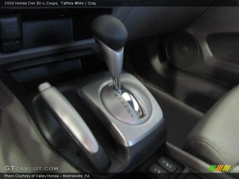 Taffeta White / Gray 2009 Honda Civic EX-L Coupe