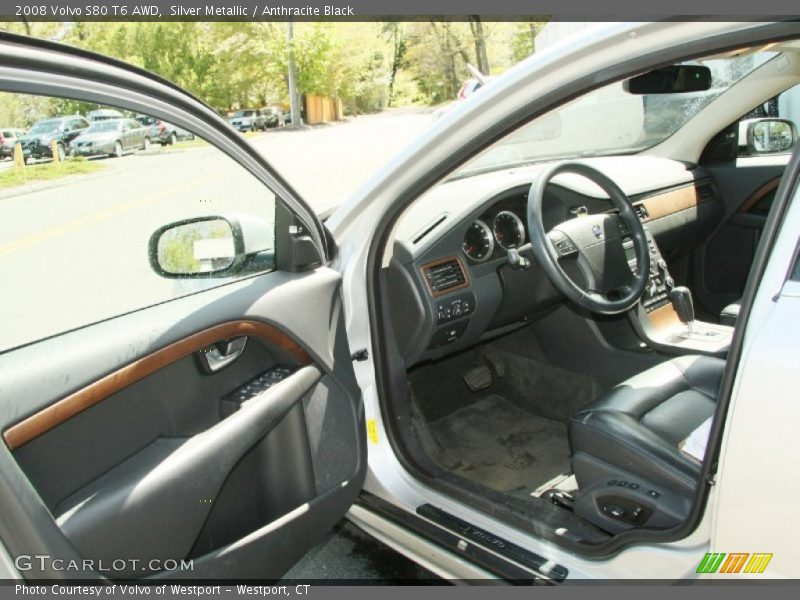 Silver Metallic / Anthracite Black 2008 Volvo S80 T6 AWD