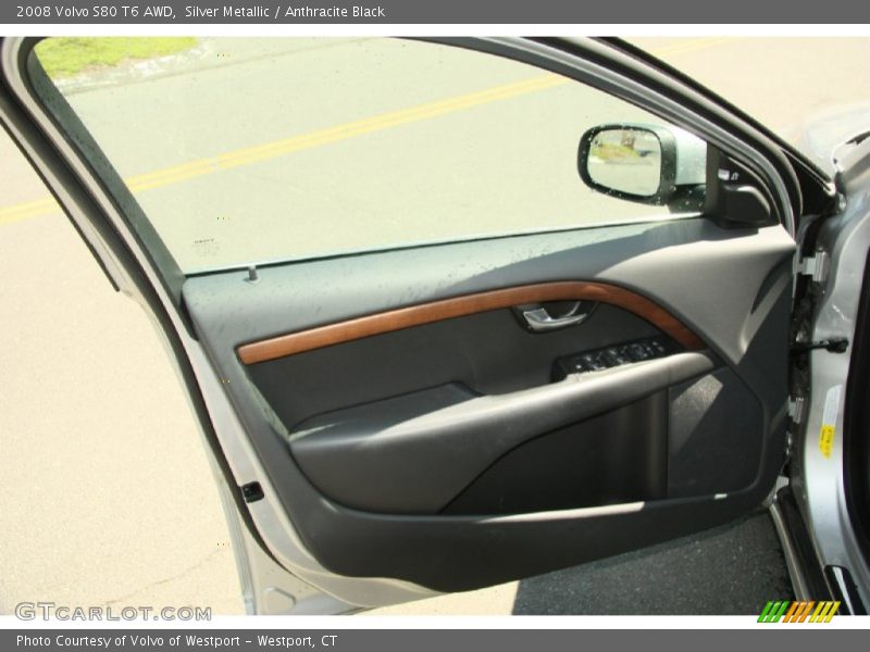 Silver Metallic / Anthracite Black 2008 Volvo S80 T6 AWD