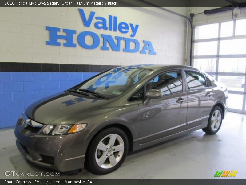 Urban Titanium Metallic / Black 2010 Honda Civic LX-S Sedan