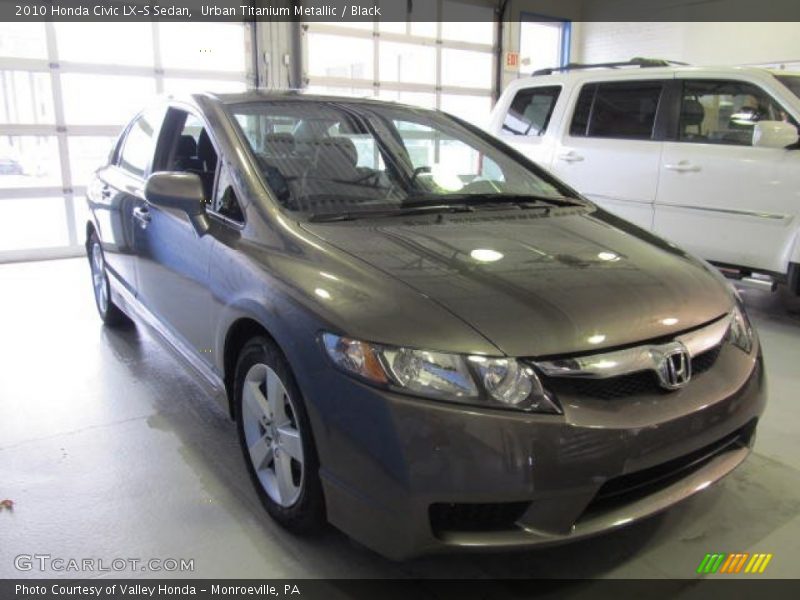 Urban Titanium Metallic / Black 2010 Honda Civic LX-S Sedan