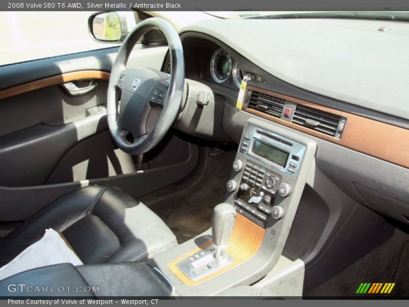 Silver Metallic / Anthracite Black 2008 Volvo S80 T6 AWD