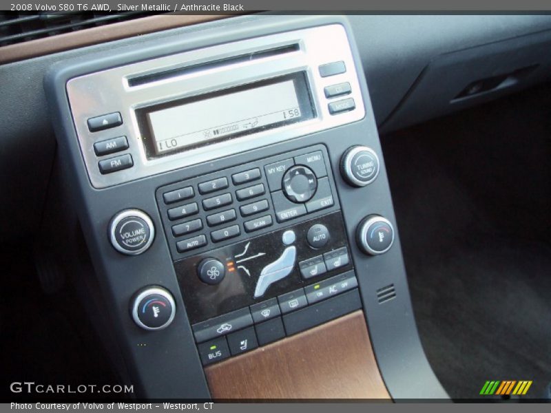 Silver Metallic / Anthracite Black 2008 Volvo S80 T6 AWD