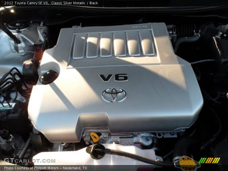 Classic Silver Metallic / Black 2012 Toyota Camry SE V6